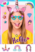 Unicorn photo editor camera ảnh chụp màn hình 7