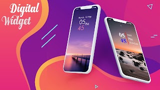 Digital Clock Widget - Home Sc ภาพหน้าจอ 4