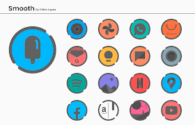 1 Schermata Smooth - Icon Pack