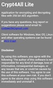 Crypt4All Lite (AES) Ekran Görüntüsü 4