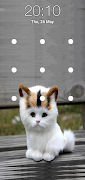 tela de bloqueio de gato imagem de tela 1