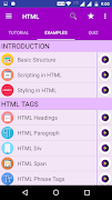 HTML TUTORIAL : GUIDE FOR  LEA screenshot 1