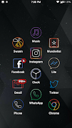 Amoled Lines Icon Pack screenshot 4