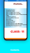 برنامه‌نما Account DK Class-11 Solutions عکس از صفحه