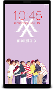 3 Schermata MONSTA X Lock Screen