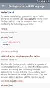 Learn C language - C by exampl imagem de tela 2