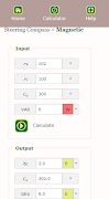برنامهنما Compass Calculator عکس از صفحه