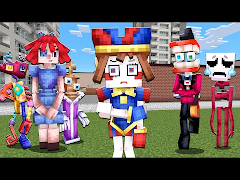 Digital Circus mod Minecraft Affiche