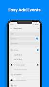 برنامه‌نما Calendar عکس از صفحه