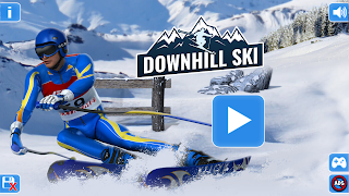Downhill Ski پوسٹر