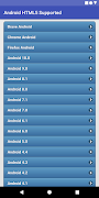 HTML5 Supported for Android -C captura de pantalla 2