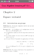 Maths: cours algebre lineaires スクリーンショット 1
