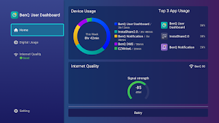 BenQ User Dashboard Screenshot 7