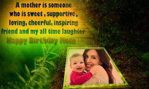 Happy Birthday Mom frames اسکرین شاٹ 3