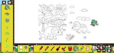 Dino Coloring Ekran Görüntüsü 3