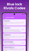 Blue lock Rivals Codes ảnh chụp màn hình 1