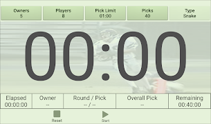 J42 Fantasy Draft Clock Ekran Görüntüsü 1