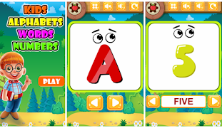 Kids Alphabets Words Numbers 截圖 4