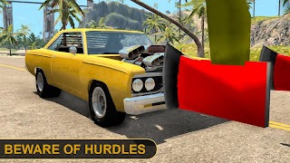 Beam Drive Car Crash Game 3D poster