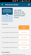 1 Schermata AASM Resource Library