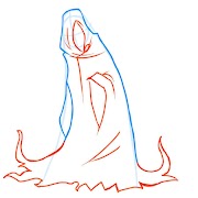 如何畫出恐怖 海報