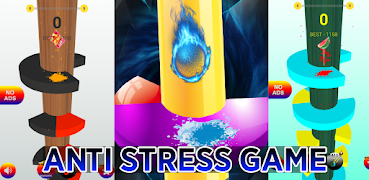 Felix Helix Jump Ball - Bounce Screenshot 2