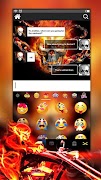 Fire Skull keyboard syot layar 2