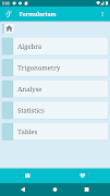 Formularium (Math formulas) تصوير الشاشة 1