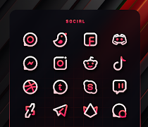 برنامه‌نما RedLine IconPack عکس از صفحه