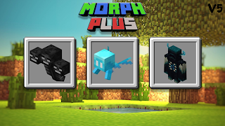Morph mod for minecraft постер