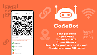 Skaner QR i kodów kreskowych plakat