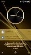 Black & Gold Theme for Xperia اسکرین شاٹ 2