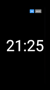 برنامه‌نما Fullscreen Clock عکس از صفحه