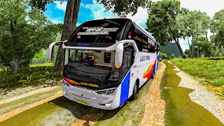 Big Bus City Buses Driving Max plakat