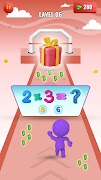 3 Schermata Math Runner 3D : Trivia Runner