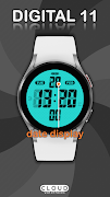 برنامه‌نما Digital 11 watch face عکس از صفحه