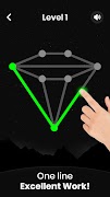 Poster One Line Drawing Puzzle Game