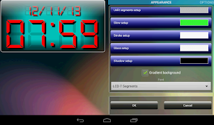 6 Schermata LED clock widget free