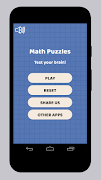 Math Puzzles and Riddles Premi poster