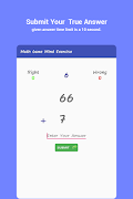 Math Game Mind Exercise - Mathematics Brain Games capture d'écran 6