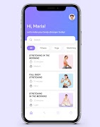 Beginner Yoga Stretching اسکرین شاٹ 6