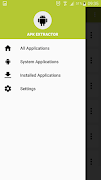 برنامه‌نما Apk Extractor عکس از صفحه