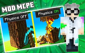 Realistic Physics Mod MCPE Poster