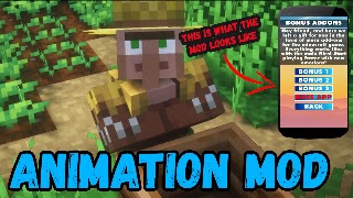 Animations + Mod For Minecraft imagem de tela 2