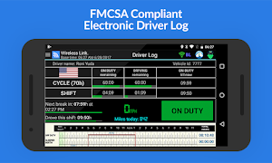 DriverLog Logbook الملصق