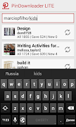 1 Schermata PinDownloader LITE