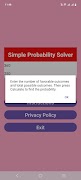 Simple Probability Solver Ekran Görüntüsü 2