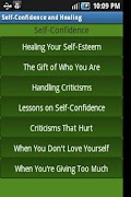 Self Confidence and Healing screenshot 1