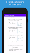 Calculus Formulas syot layar 2
