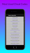Cheat Codes screenshot 4